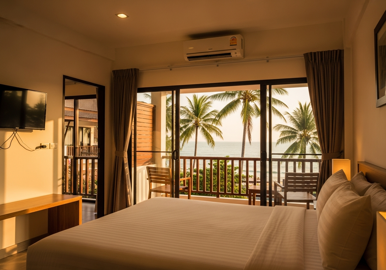 Superior room at Khuk Khak House